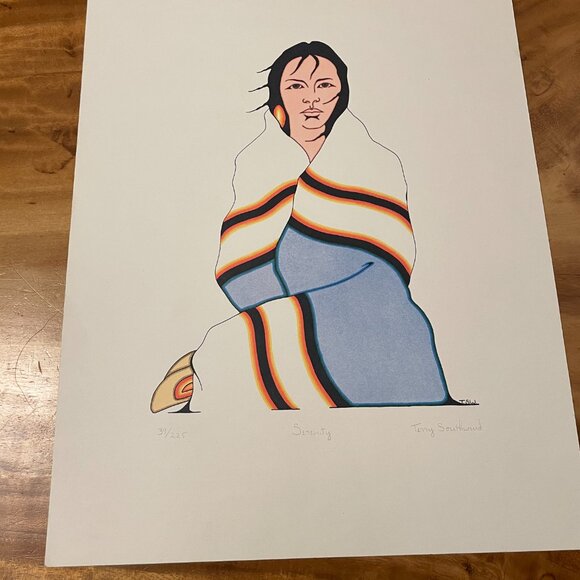Terry Southwind Canadian Aboriginal Art Print Lot 2 Meditation Serenity - Picture 2 of 7